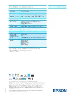 Preview for 3 page of Epson Stylus Photo PX700W Specification Sheet