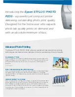 Preview for 2 page of Epson STYLUS PHOTO R230 Brochure & Specs