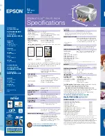 Предварительный просмотр 6 страницы Epson Stylus Photo RX510 Brochure & Specs