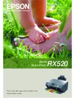 Preview for 1 page of Epson Stylus Photo RX520 Series Brochure & Specs