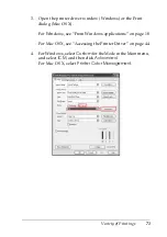 Preview for 71 page of Epson Stylus Pro 4880 ColorBurst Edition - Stylus Pro 4880 ColorBurst User Manual