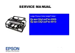 Epson Stylus Pro 4900 Service Manual preview