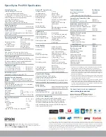 Preview for 7 page of Epson Stylus Pro 4900 Specifications