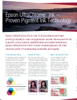 Preview for 4 page of Epson Stylus Pro 7400 Specifications