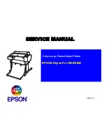 Preview for 1 page of Epson Stylus Pro 7600 Photographic Dye Ink Service Manual