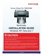 Epson Stylus Pro 7890 Series Installation Manual preview