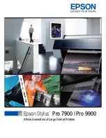 Предварительный просмотр 1 страницы Epson Stylus Pro 7900 Brochure & Specs