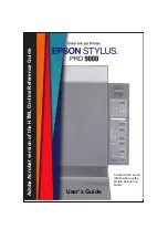 Epson Stylus Pro 9000 - Print Engine User Manual предпросмотр