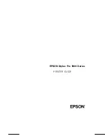 Preview for 1 page of Epson Stylus Pro 9000 Printer Manual