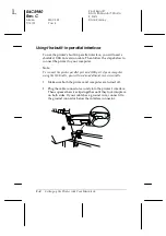 Предварительный просмотр 36 страницы Epson Stylus Pro 9500 Engine Startup Manual