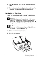 Предварительный просмотр 20 страницы Epson Stylus Pro XL Setup And Software Manual