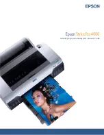 Epson Stylus®Pro 4000 Brochure & Specs preview