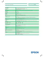 Preview for 3 page of Epson Stylus S21 Fact Sheet