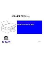 Epson Stylus Scan 2500 Service Manual предпросмотр