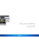 Предварительный просмотр 7 страницы Epson SureColor F2000 Series Specifications