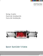 Epson SureColor S Series Setup Manual preview