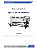 Epson SureColor SC-S30610 Technical Manual preview