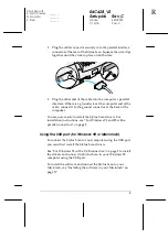 Preview for 6 page of Epson SylusScan 2000 Setup Manual