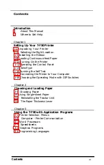 Preview for 3 page of Epson T-750 User Manual