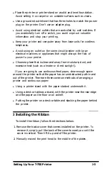 Preview for 10 page of Epson T-750 User Manual