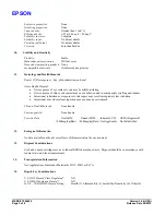 Preview for 3 page of Epson T545600 Material Safety Data Sheet