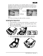 Предварительный просмотр 7 страницы Epson T88III - TM B/W Thermal Line Printer User Manual