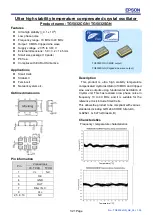 Preview for 1 page of Epson TG5032CGN Manual