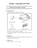 Preview for 8 page of Epson TM-290-II Operator'S Manual