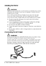 Preview for 8 page of Epson TM-C3400A User Manual