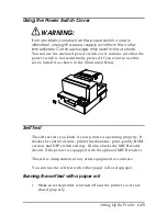 Preview for 30 page of Epson TM-H5000 Operator'S Manual