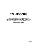 Preview for 1 page of Epson TM-H5000II series User Manual