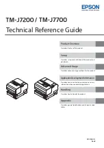 Epson TM-J7200 series Technical Reference Manual preview