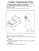 Preview for 8 page of Epson TM-L60 Operator'S Manual
