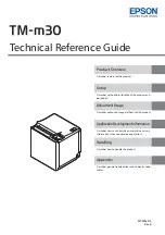 Preview for 1 page of Epson tm-m30 Technical Reference Manual