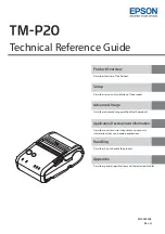 Preview for 1 page of Epson TM-P20 Technical Reference Manual