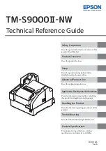 Preview for 1 page of Epson TM-S9000II-NW Technical Reference Manual