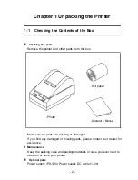 Предварительный просмотр 8 страницы Epson TM-T60 Operator'S Manual