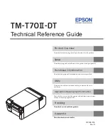 Preview for 1 page of Epson TM-T70II-DT Technical Reference Manual