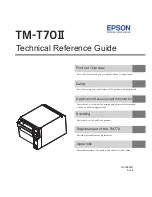 Epson TM-T70II Technical Reference Manual preview