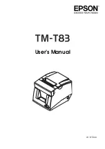 Preview for 1 page of Epson TM-T83 User Manual