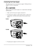 Preview for 20 page of Epson TM-T85 Operator'S Manual