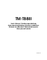 Preview for 1 page of Epson TM-T88III - B/W Inkjet Printer User Manual