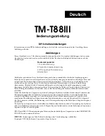 Preview for 11 page of Epson TM-T88III - B/W Inkjet Printer User Manual