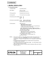 Preview for 12 page of Epson TM-T88III series Specification