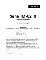 Preview for 13 page of Epson TM-U210 User Manual