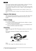 Preview for 4 page of Epson TM U295 - B/W Dot-matrix Printer Installation Manual