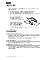 Preview for 8 page of Epson TM U295 - B/W Dot-matrix Printer User Manual