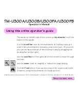 Preview for 1 page of Epson TM-U300A Operator'S Manual