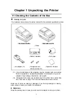 Preview for 7 page of Epson TM-U300A Operator'S Manual