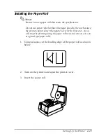 Preview for 21 page of Epson TM U325D Operator'S Manual